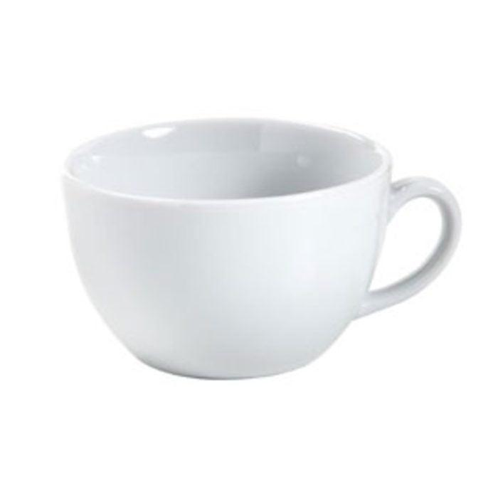Porcelite Grande Cappuccino Cup (Pure White) 14oz