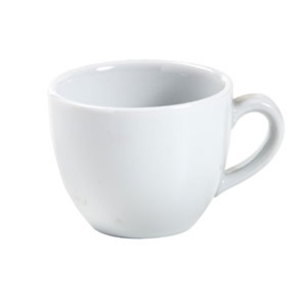 Porcelite Espresso Cup (Pure White) 3oz - Tudor Tea & Coffee
