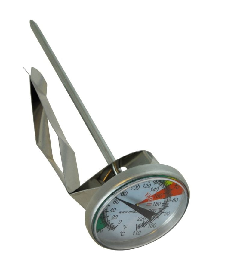 Milk Thermometer with clip Tudor Tea & Coffee